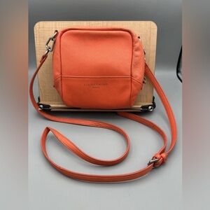 Liebeskind Berlin Orange Soft Leather Crossbody Bag